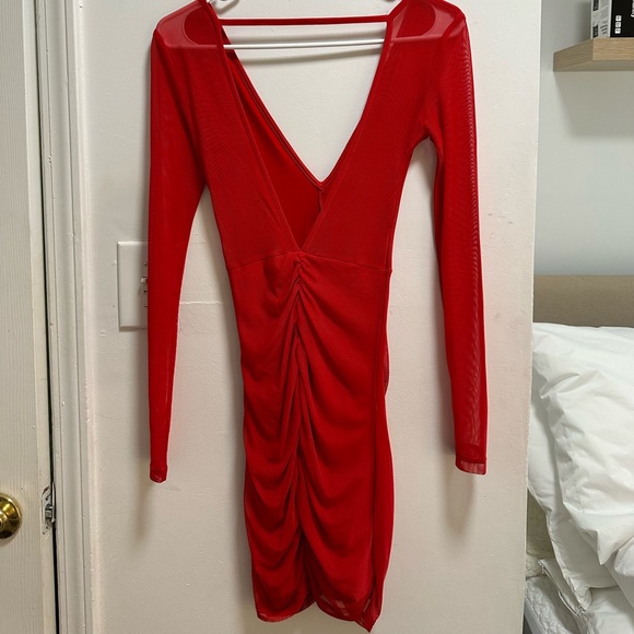 Red Cocktail Dress - Picture 1 of 4